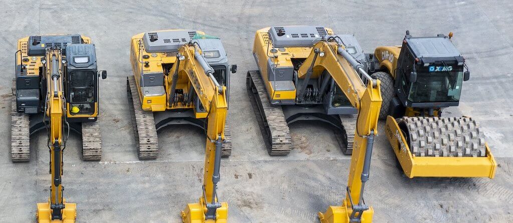 Motores diésel en maquinaria para construcción